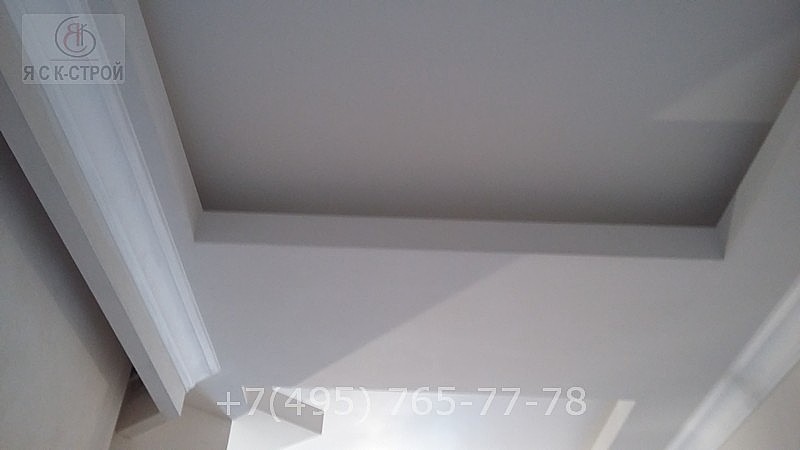 Ремонт квартиры парящий потолок в коридоре